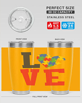 love Style 29#- autism- Tumbler