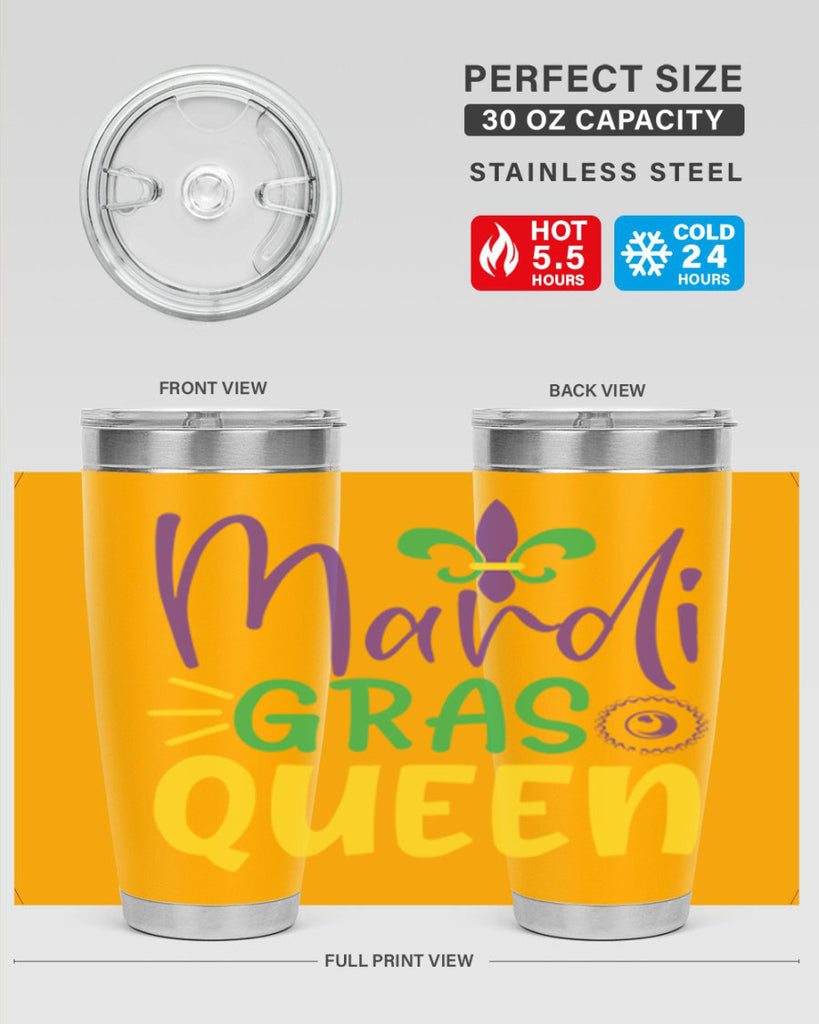 mardi gras queen 79#- mardi gras- Tumbler