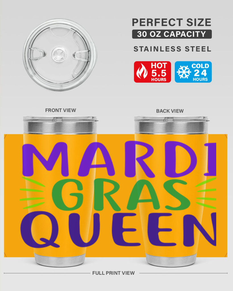 mardi gras queen 7#- mardi gras- Tumbler