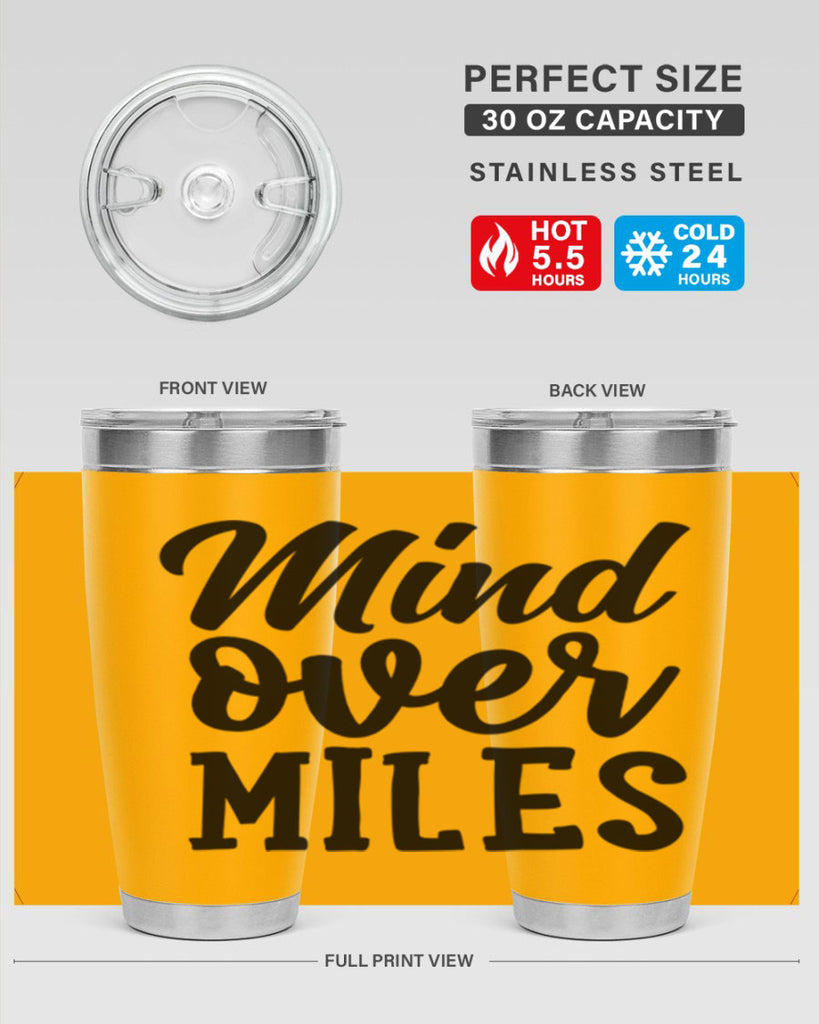 mind over miles 28#- gym- Tumbler