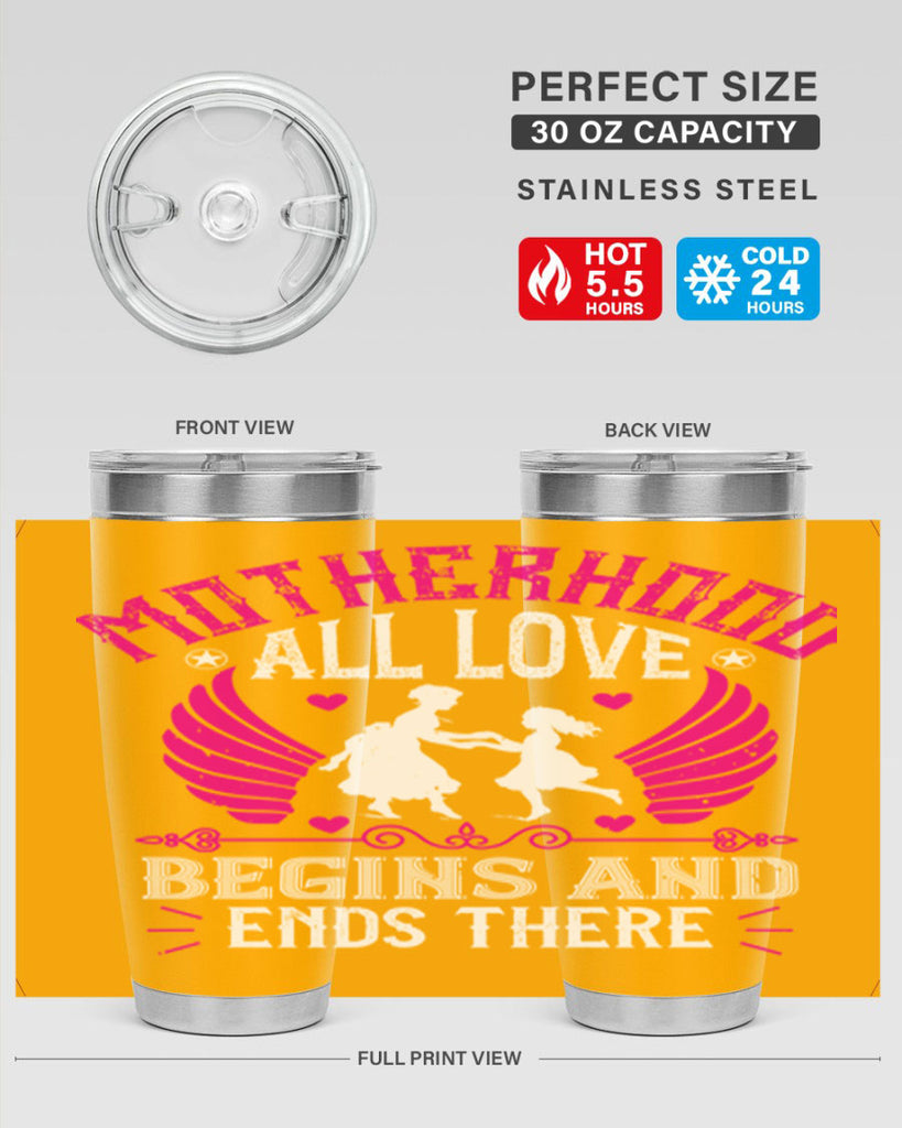 motherhood all love 57#- mothers day- Tumbler