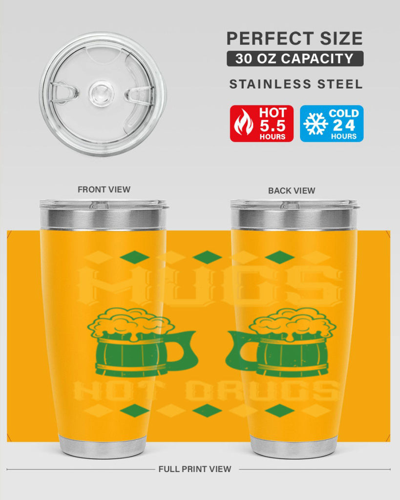 mugs not drugs 59#- beer- Tumbler