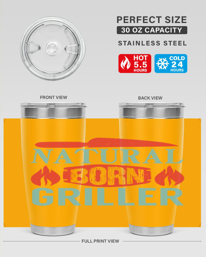 natural born griller 19#- bbq- Tumbler