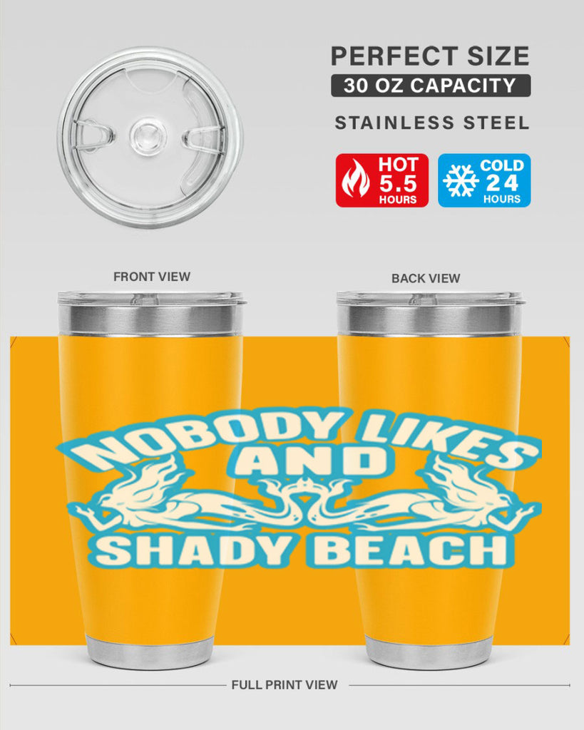 nobody likes and shady beach 519#- mermaid- Tumbler