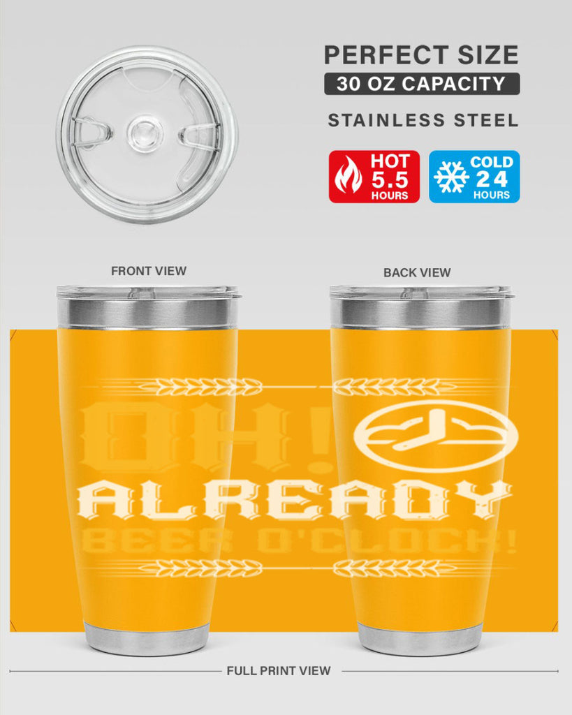 oh already beer oclock 54#- beer- Tumbler