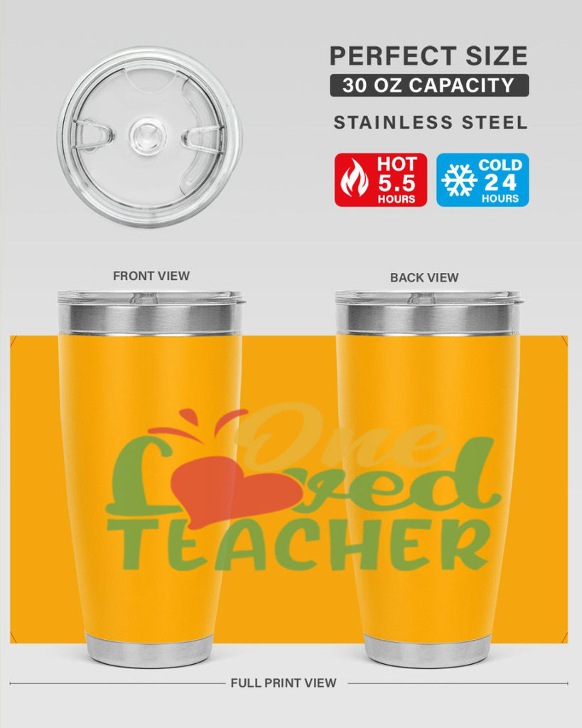 one loved teacher Style 166#- teacher- tumbler