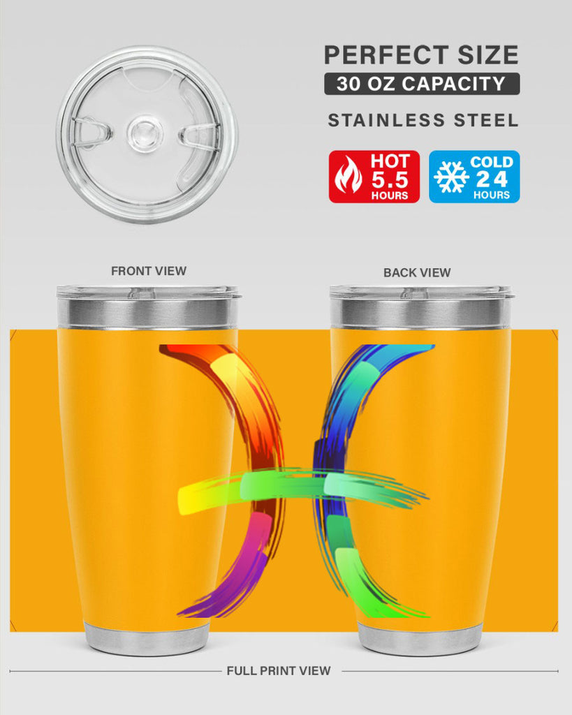 pisces 370#- zodiac- Tumbler
