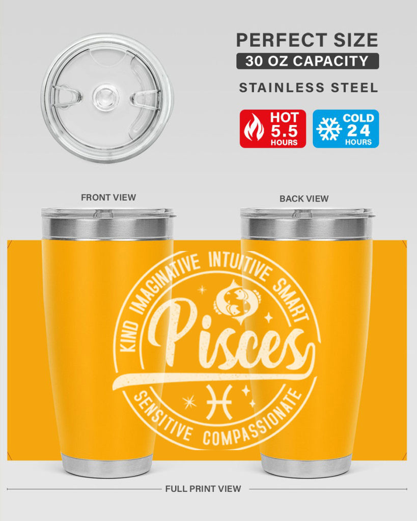 pisces 374#- zodiac- Tumbler