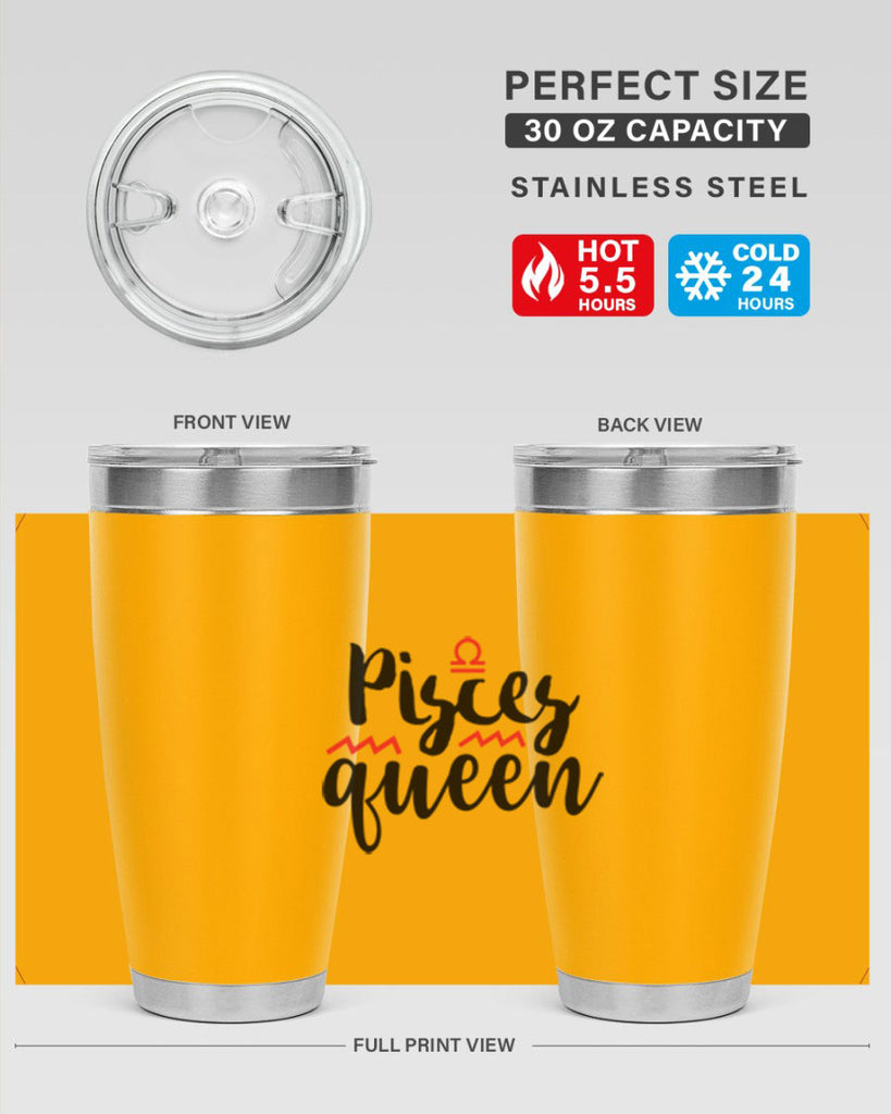 pisces queen 368#- zodiac- Tumbler