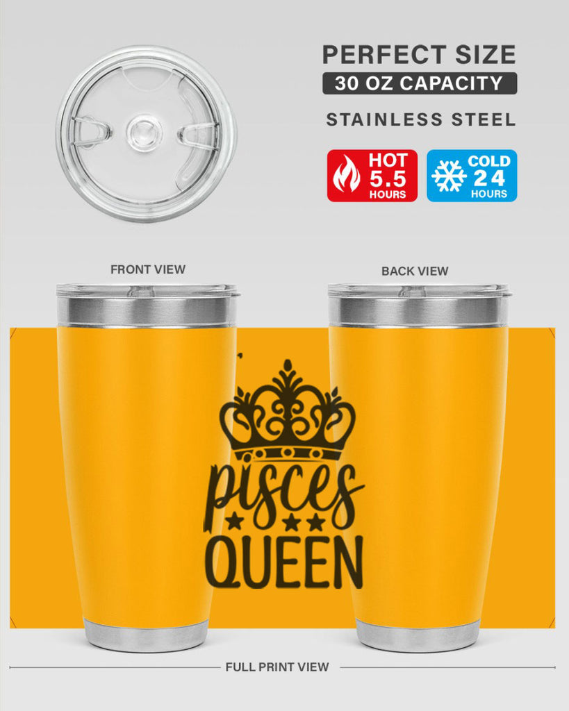 pisces queen 376#- zodiac- Tumbler