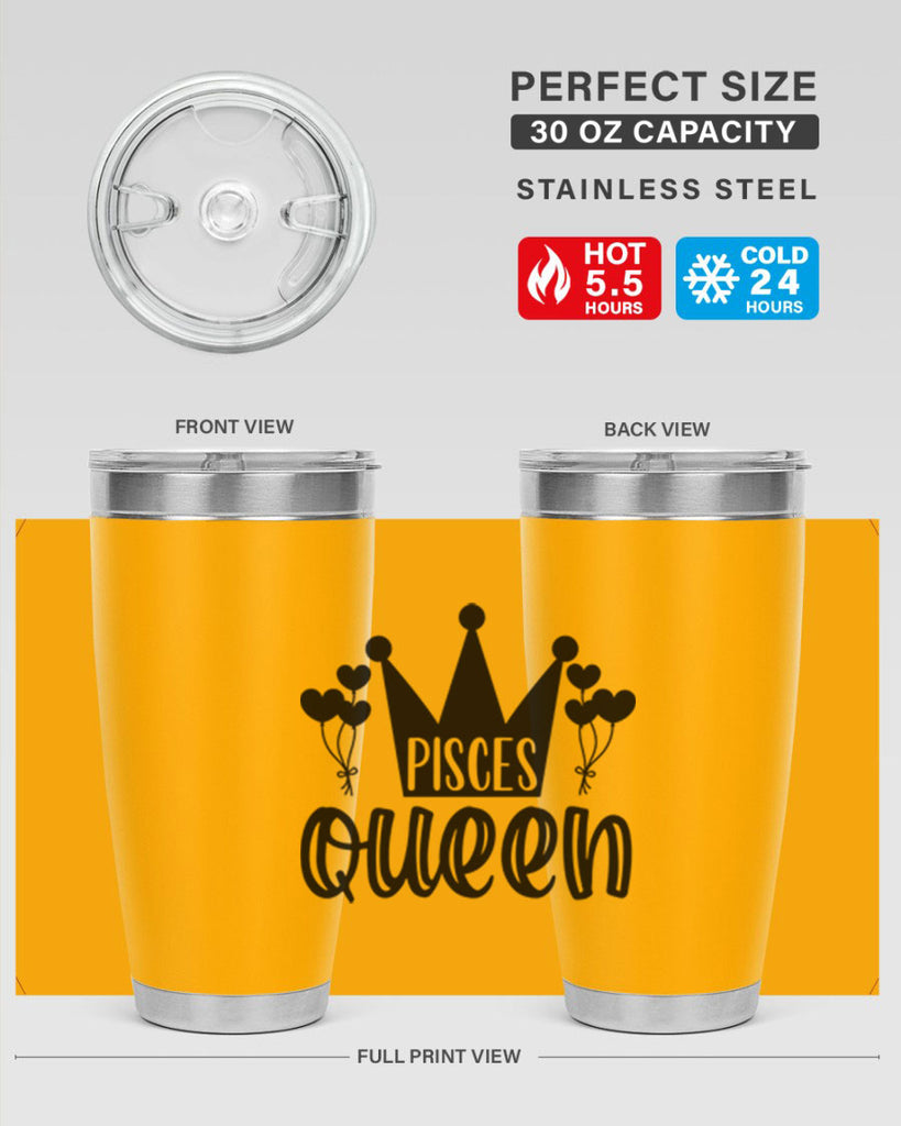 pisces queen 377#- zodiac- Tumbler