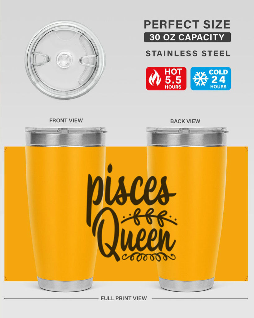 pisces queen 378#- zodiac- Tumbler