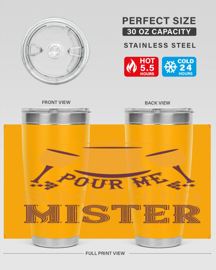 pour me something mister 38#- mardi gras- Tumbler