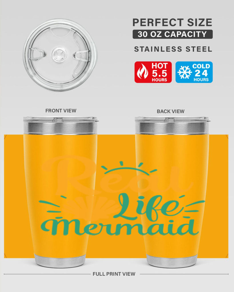 real life mermaid Style 79#- summer- Tumbler