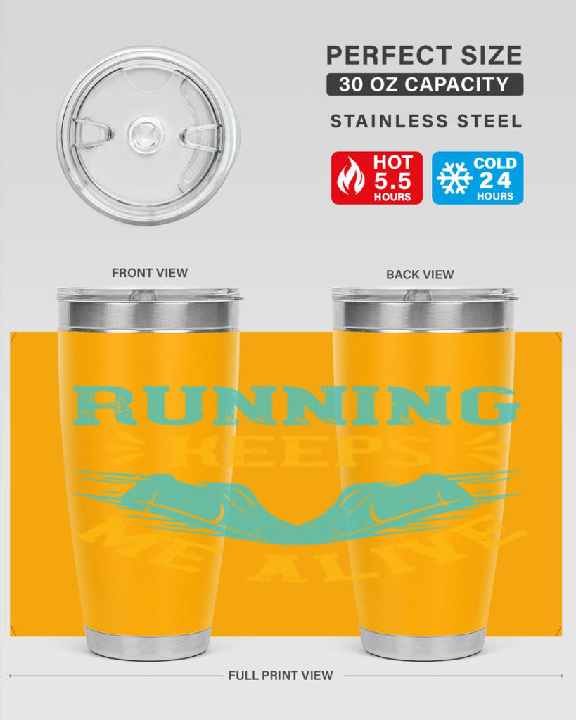 running keeps me alive 19#- running- Tumbler
