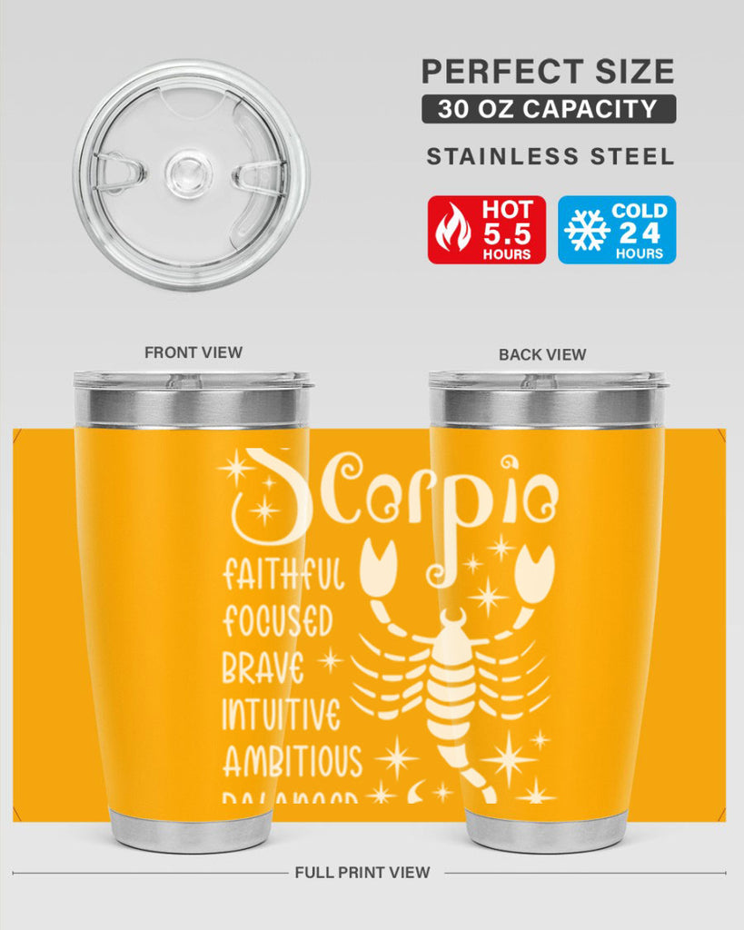 scorpio 435#- zodiac- Tumbler
