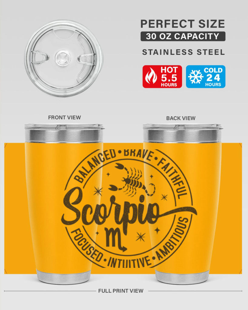 scorpio 438#- zodiac- Tumbler