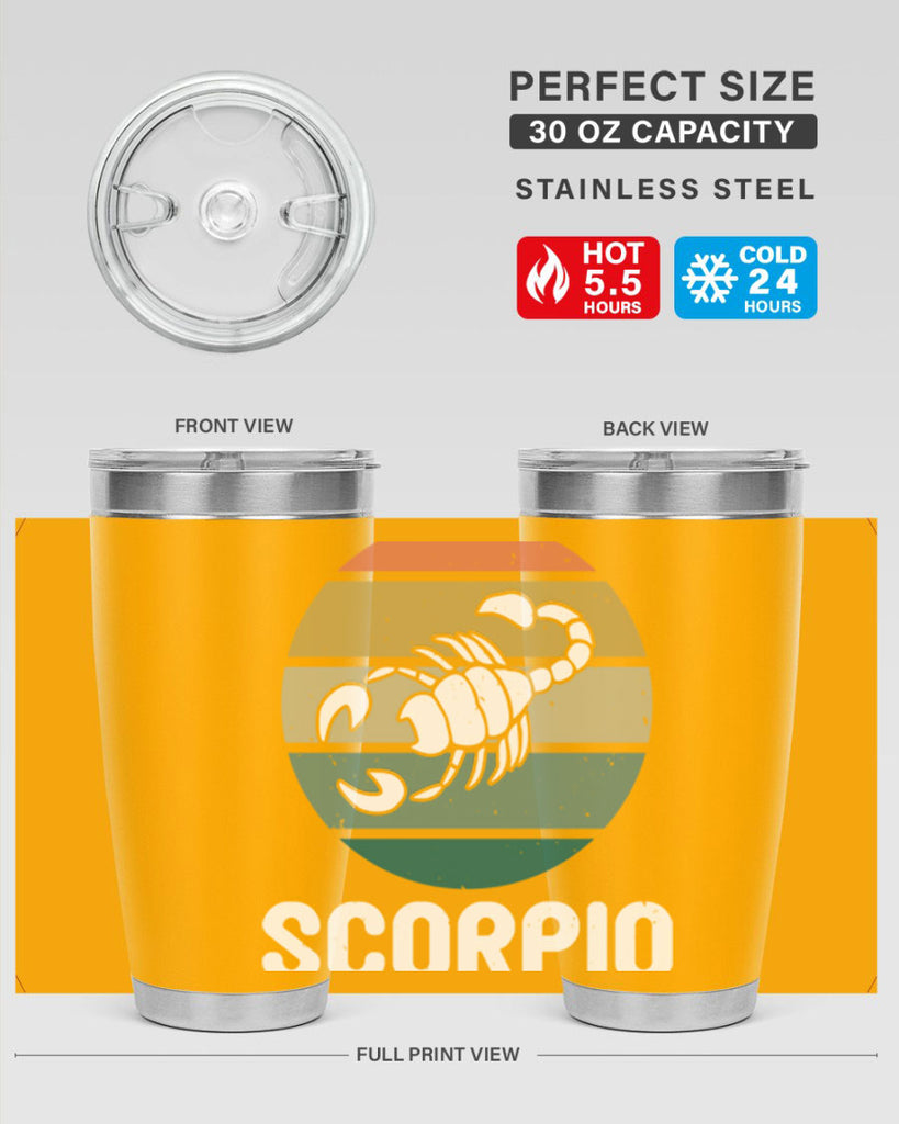 scorpio 451#- zodiac- Tumbler