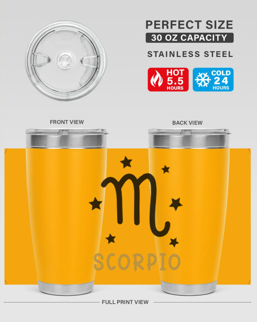 scorpio 455#- zodiac- Tumbler