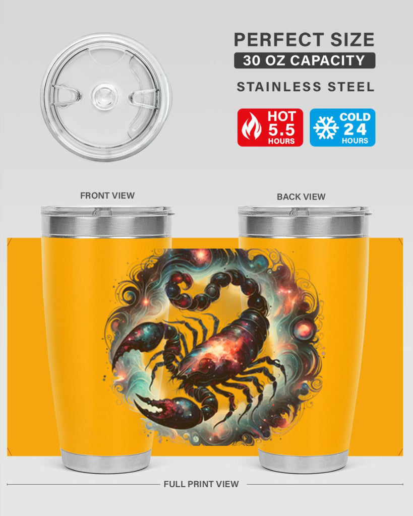 scorpio 462#- zodiac- Tumbler
