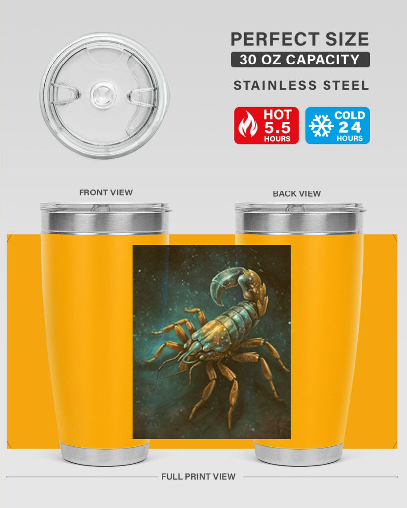 scorpio 46#- zodiac- Tumbler