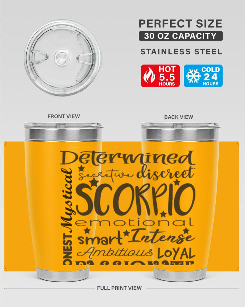 scorpio 572#- zodiac- Tumbler