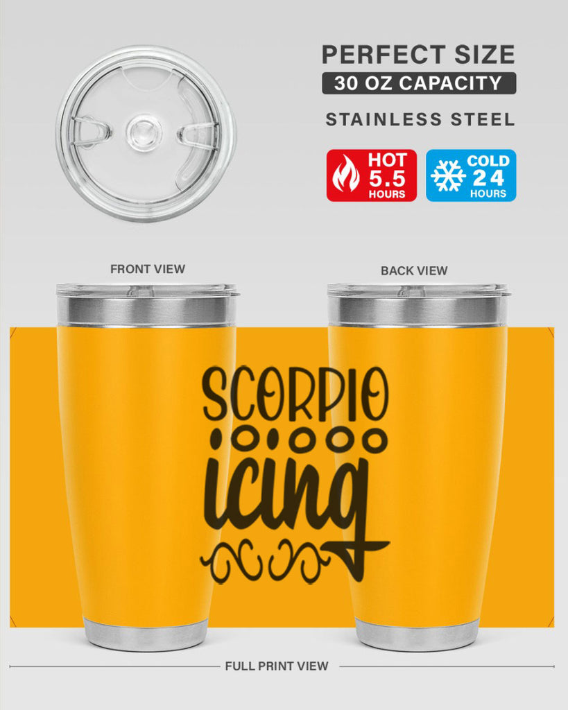 scorpio icing 441#- zodiac- Tumbler