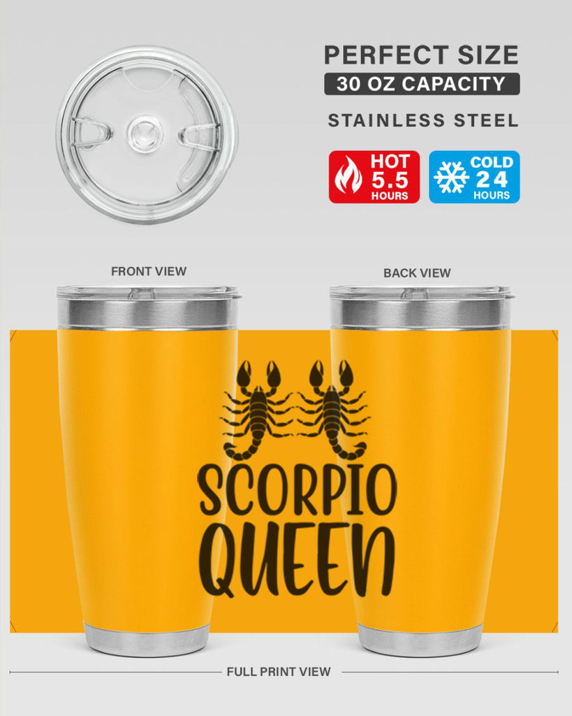 scorpio queen 446#- zodiac- Tumbler