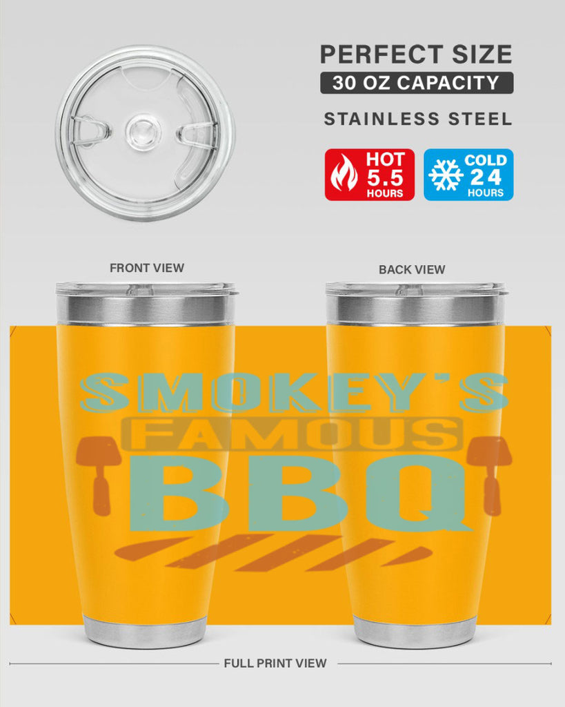 smokeys famous bbq 11#- bbq- Tumbler