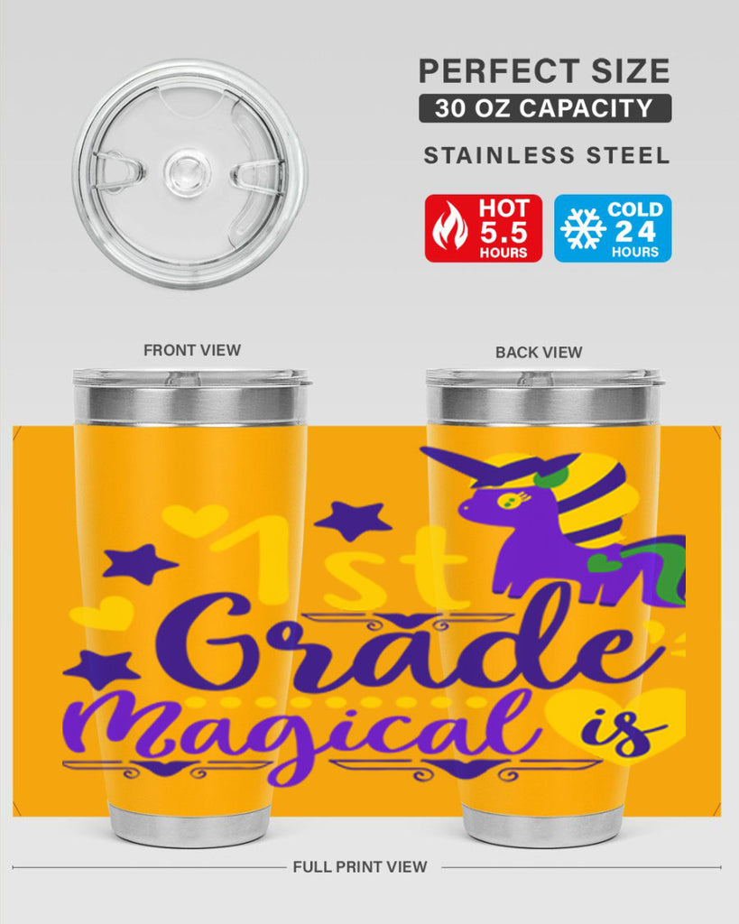 st grade magical 63#- mardi gras- Tumbler