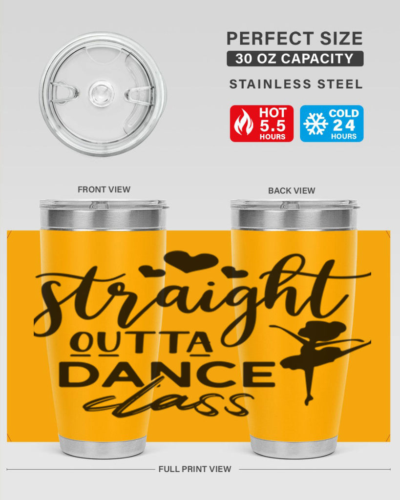 straight outta dance class 80#- ballet- Tumbler