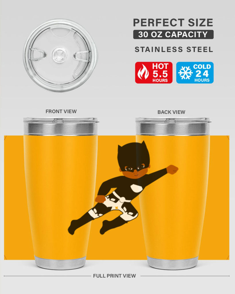 super kid 13#- black men - boys- tumbler