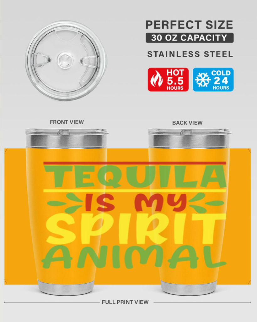 tequila is my spirit animal 1#- cinco de mayo- Tumbler