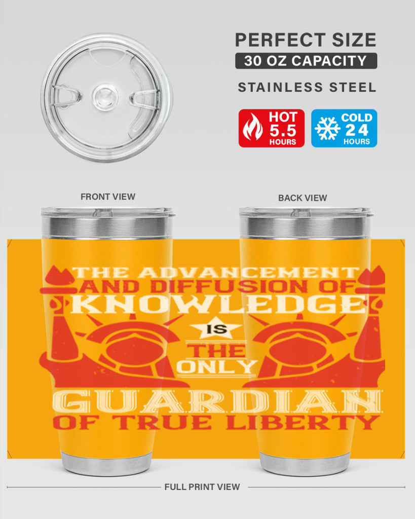 the advencement and diffusion of knowledge Style 190#- Fourt Of July- Tumbler