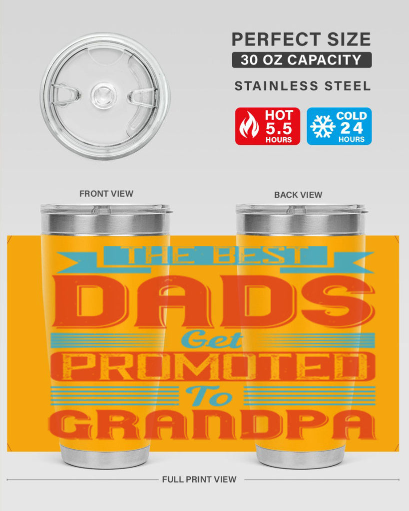 the best dads get promoted to grandpa 175#- fathers day- Tumbler