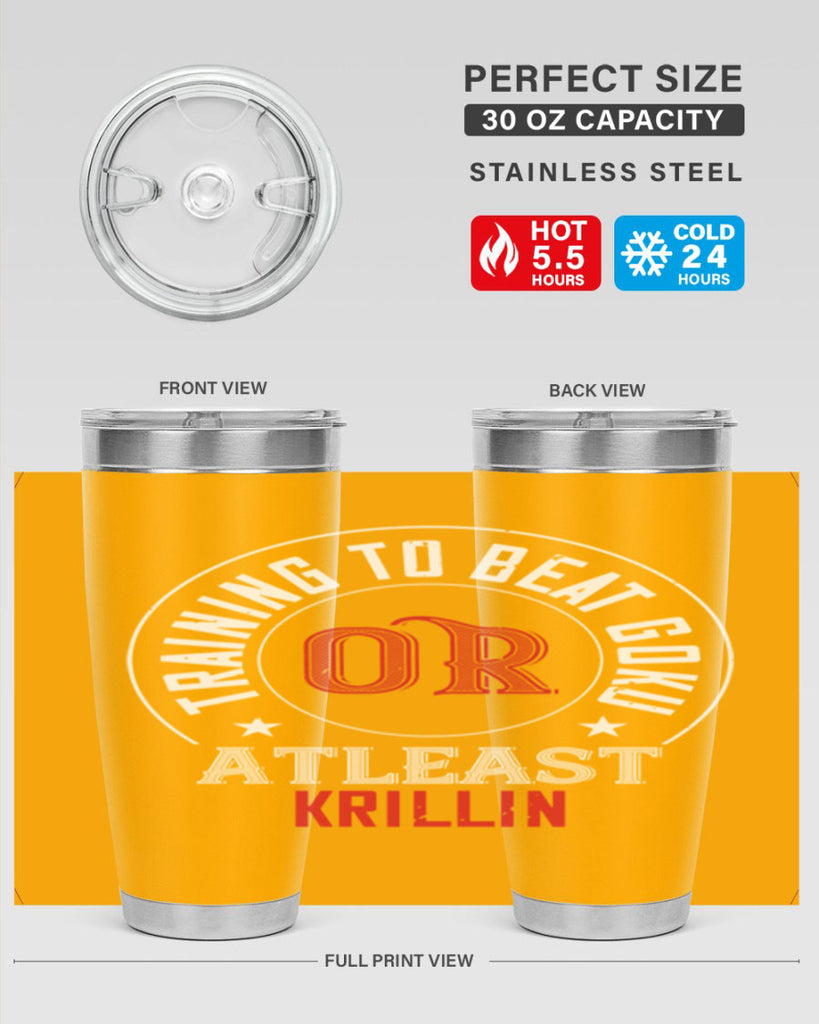 training to beat goku or atleast krillin 60#- gym- Tumbler