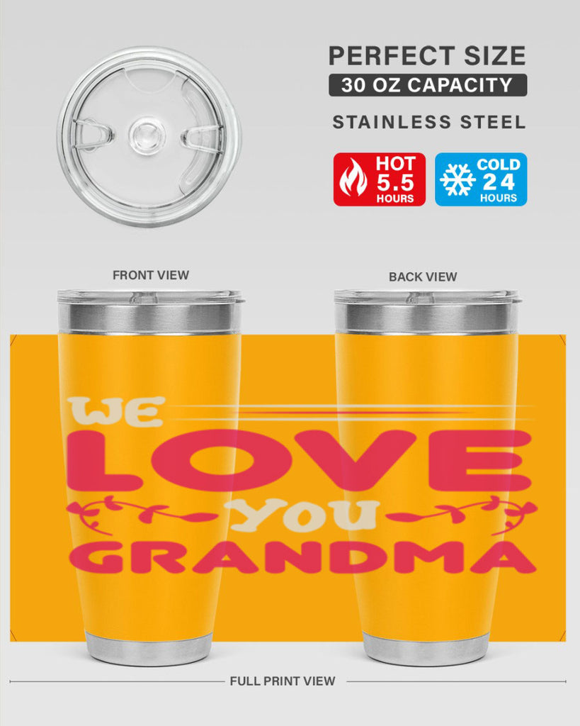 we love you grandma 27#- mom- Tumbler