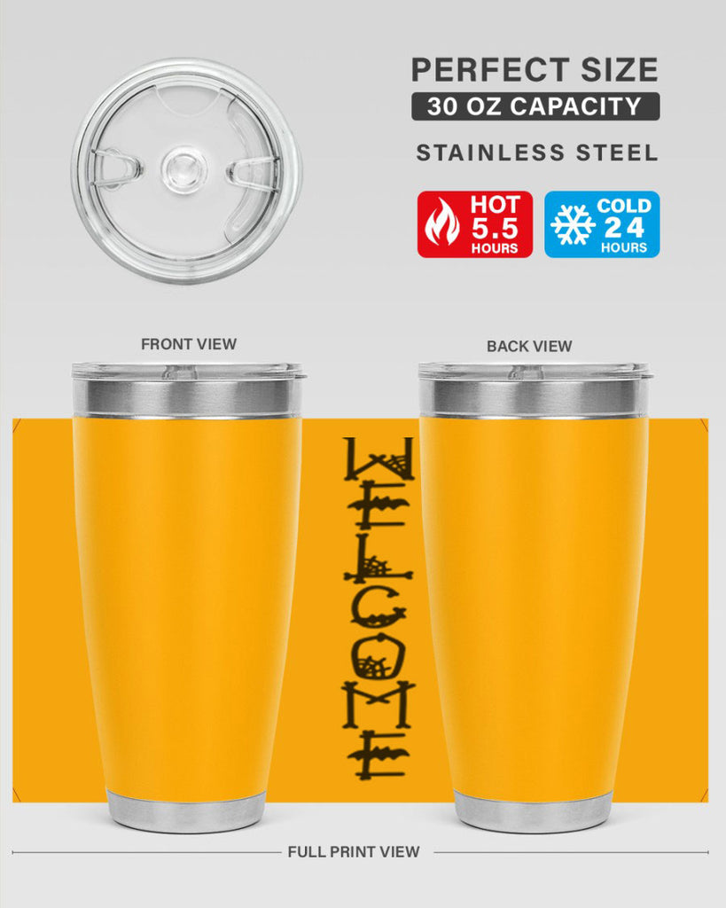 welcome 12#- halloween- Tumbler