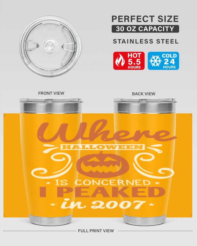 where halloween is 122#- halloween- Tumbler