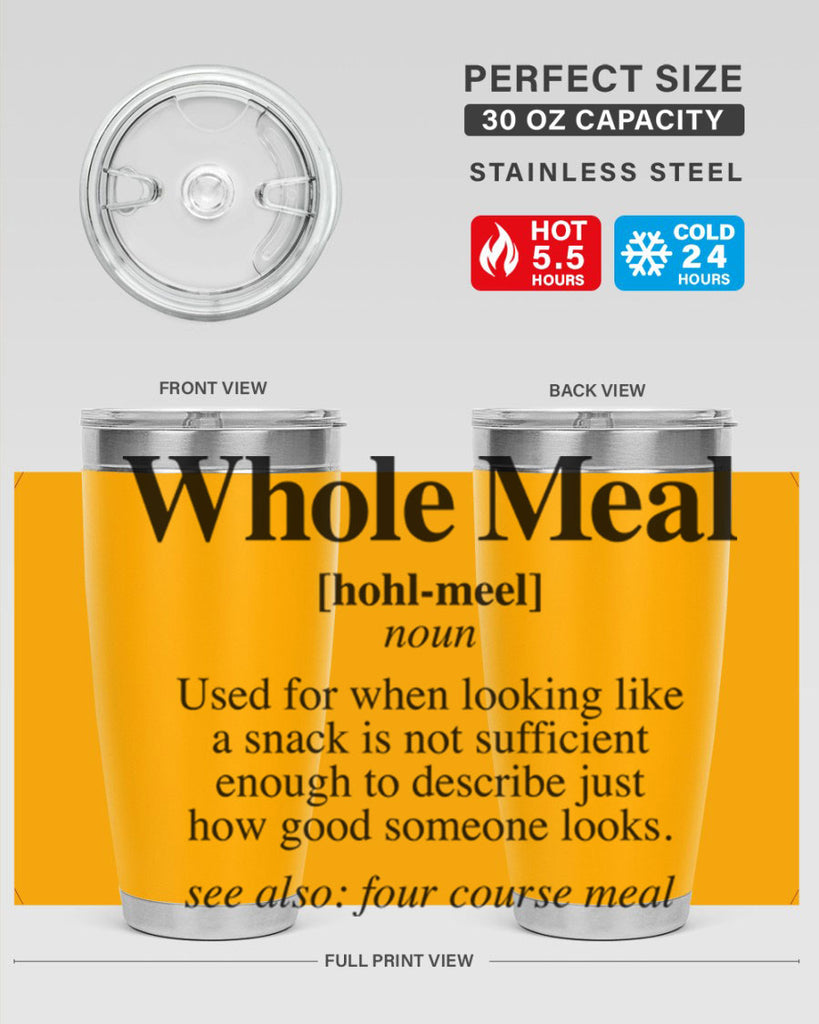 whole meal 10#- black words phrases- Cotton Tank