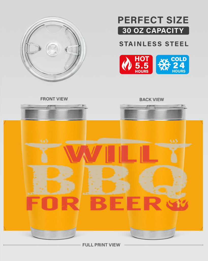 will bbq for beer 5#- bbq- Tumbler
