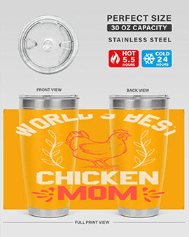 world’s best chicken mom Style 1#- chicken- Tumbler