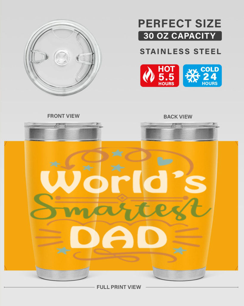 world’s smartest dad 2#- fathers day- Tumbler