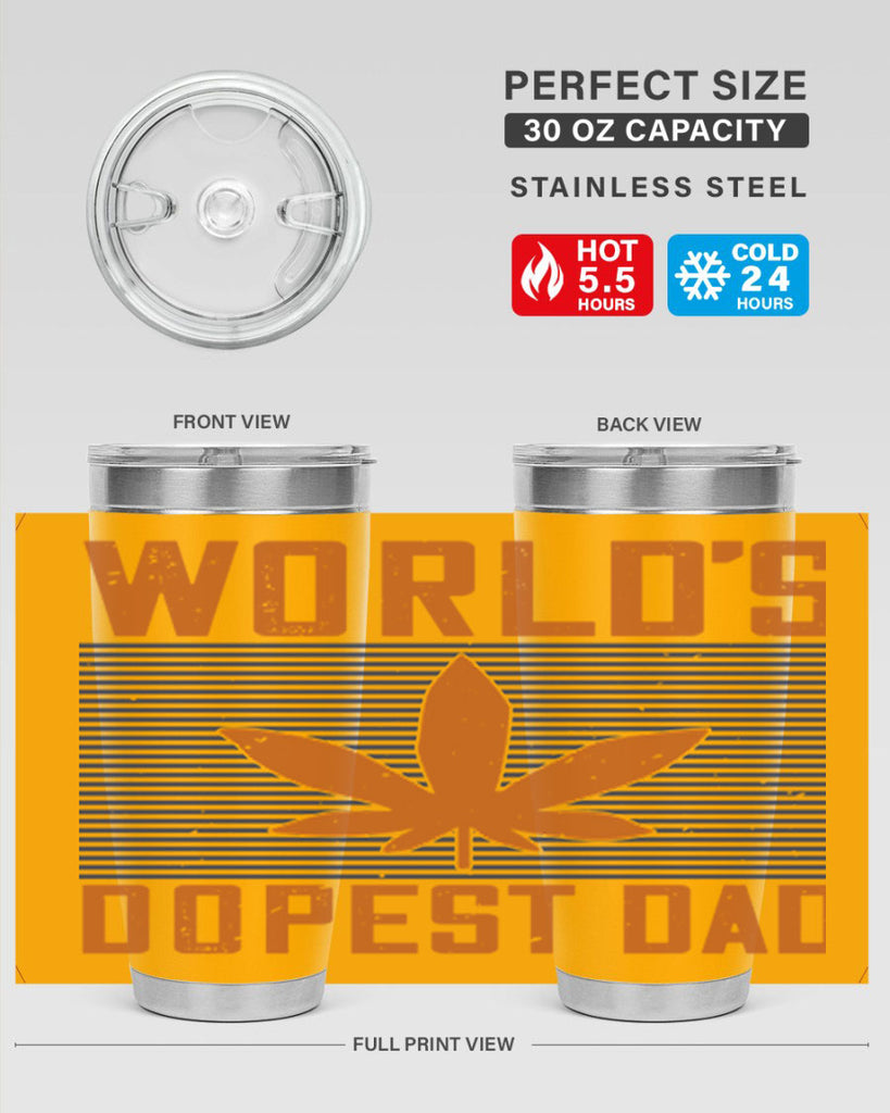 worlds dopest dad 148#- fathers day- Tumbler