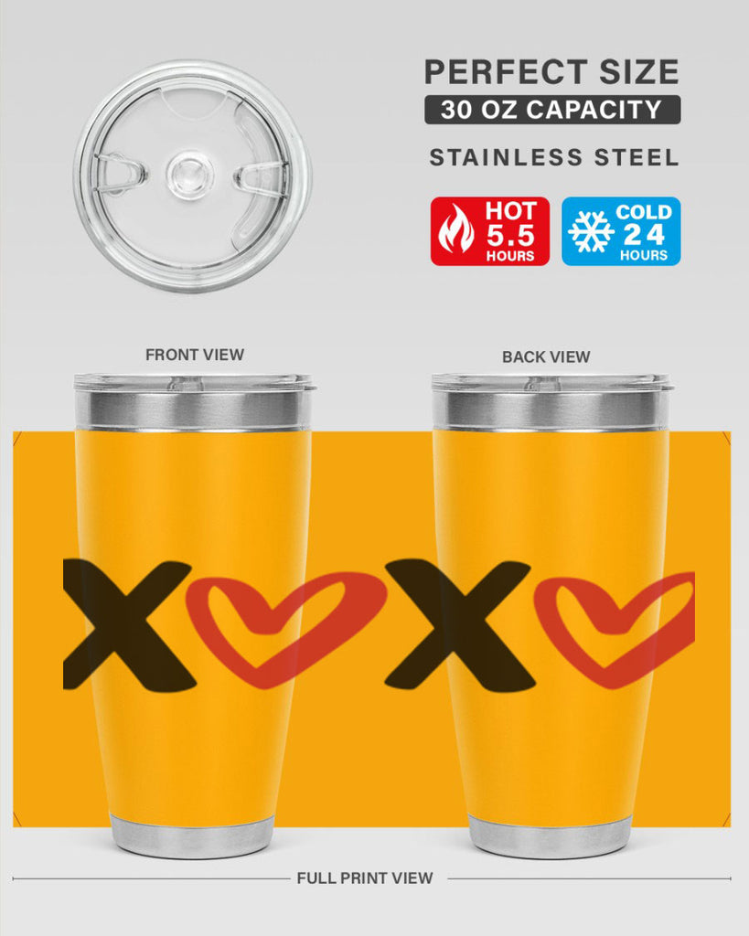 xoxo 12#- valentines day- Tumbler