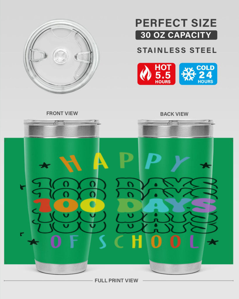 100 days of school Sublimation 33#- 100 days of school- Tumbler