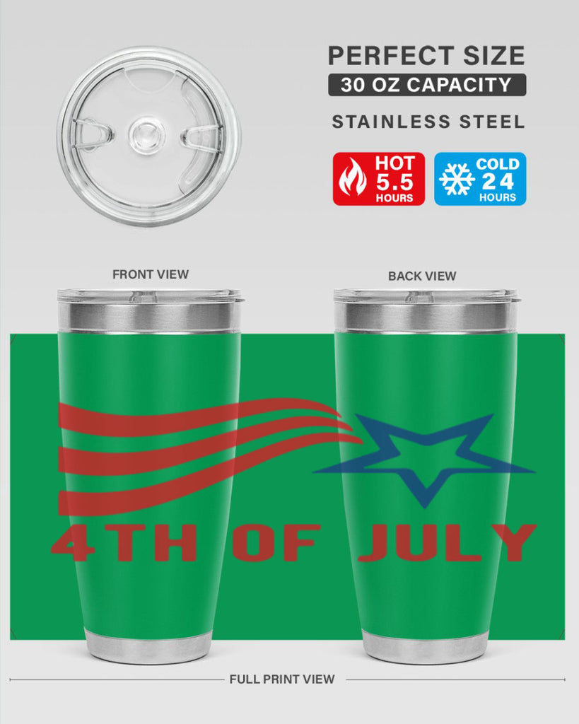 4th of July design Style 66#- Fourt Of July- Tumbler