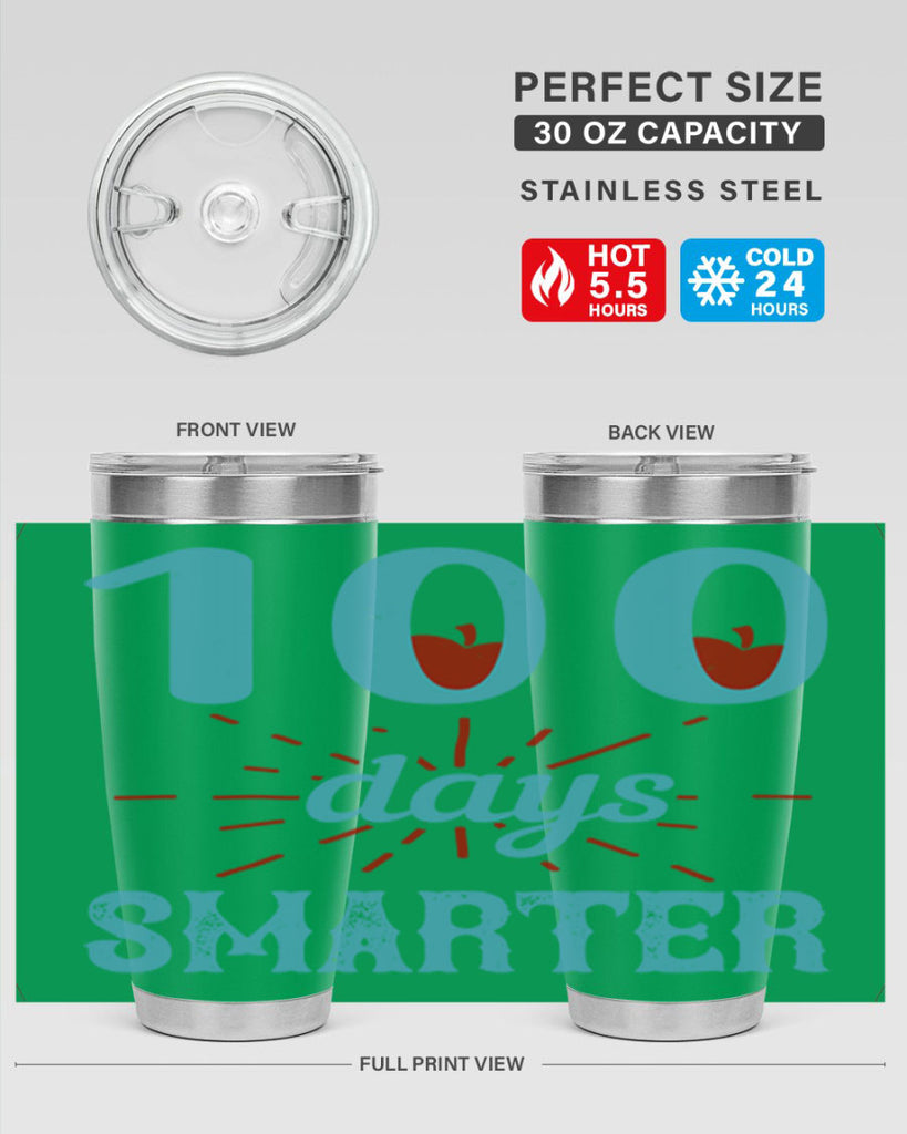 7 days smarter 47#- 100 days of school- Tumbler