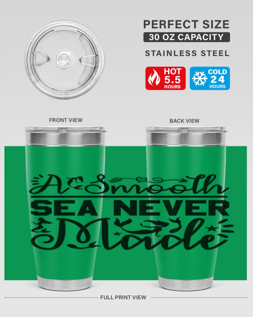 A Smooth Sea Never Made 11#- mermaid- Tumbler