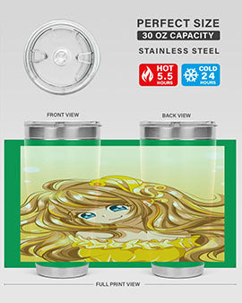 A beautiful and happy princess with gold dress game 131#- anime- Tumbler